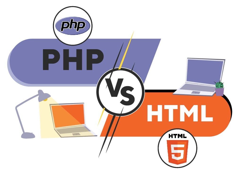 Difference between PHP and HTML