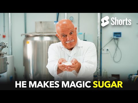 Person Makes His Magic Sugar