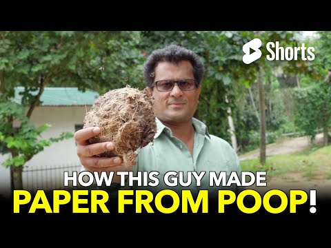 Made Paper From Poop